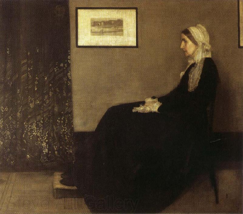 James Abbott McNeil Whistler Arrangement in Gray and Black: Portrait of the Artist's Mother France oil painting art